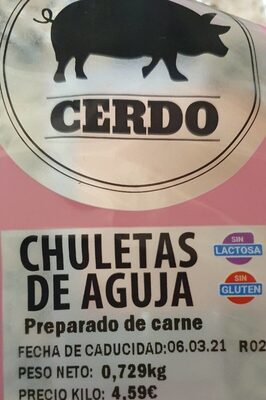 Foto de Preparado de carne, chuletas de aguja