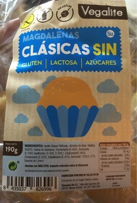 Foto de Magdalenas clásicas sin gluten, lactosa ni azúcares