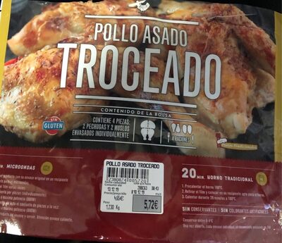 Foto de Pollo asado troceado