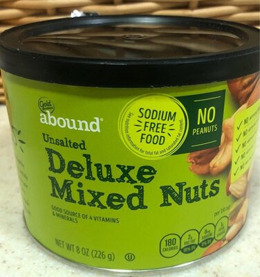 Foto de Unsalted deluxe mixed nuts, unsalted