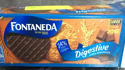 Foto de Galleta Digestive Avena Chocolate Negro