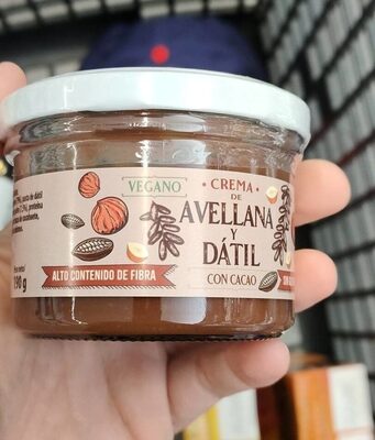 Foto de Crema de avellanas y dátil con cacao