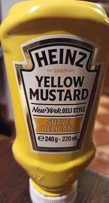 Foto de Mostarda Heinz Yellow Top Down 220 ml