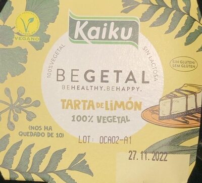 Foto de Begetal Tarta de Limón