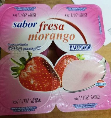 Foto de Yogur sabor fresa