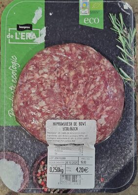 Foto de Hamburguesa de Vacuno Ecológica
