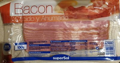 Foto de Bacon cocido y ahumado