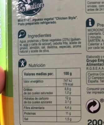 Foto de Mini burguer vegetal chicken style