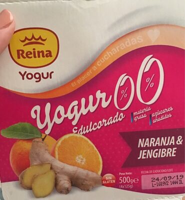 Foto de Yogurt naranja & jengibre 0%