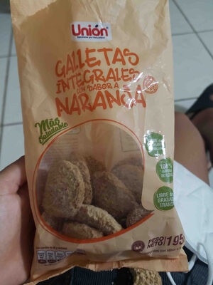 Foto de union galletas integrales con sabor a naranja