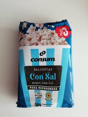 Foto de Palomitas con sal microondas