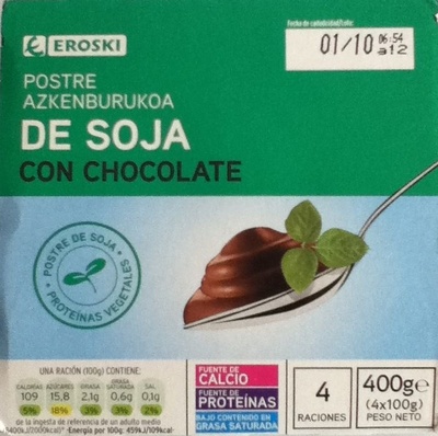 Foto de Postre de soja con chocolate