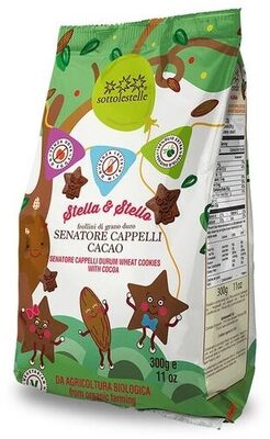 Foto de Biscotti di grano duro Senatore Cappelli cacao