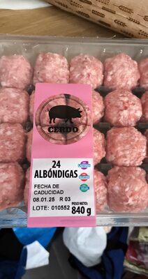 Foto de 24 Albondigas De Cerdo