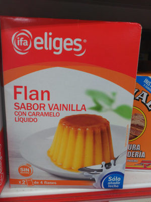 Foto de Flan sabor vainilla