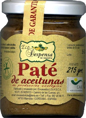 Foto de Paté de aceitunas