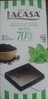 Foto de Chocolate negro menta 70%
