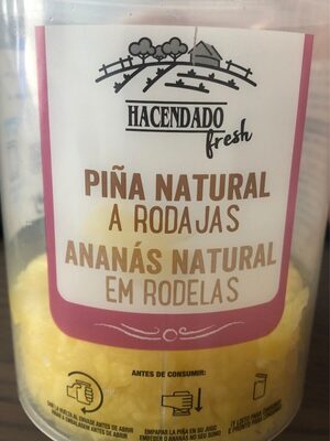 Foto de Piña natural a rodajas