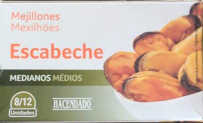 Foto de Mejillones en escabeche con aceite de oliva