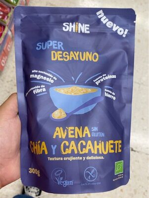 Foto de Avena sin gluten, chía y cacahuete