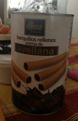 Foto de Barquillos rellenos crema de avellana
