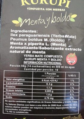Foto de Yerba Mate. Compuesta Especial. Digestiva - Antiacida
