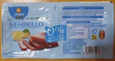 Foto de Dulce de membrillo 0% azucares añadidos