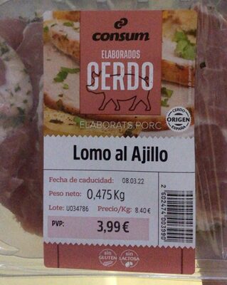 Foto de lomo al alijo