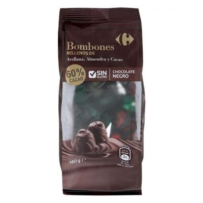 Foto de Bombones rellenos de avellana, almendra y cacao