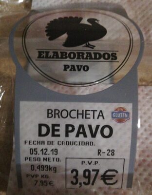 Foto de Brocheta de pavo