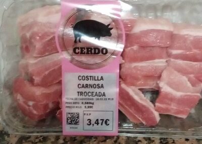 Foto de Costilla carnosa troceada