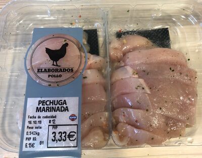 Foto de Pechuga de pollo marinada