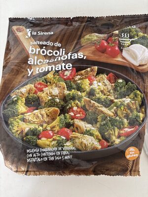 Foto de Salteado brócoli, tomate, alcachofa