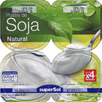 Foto de Postre de soja natural