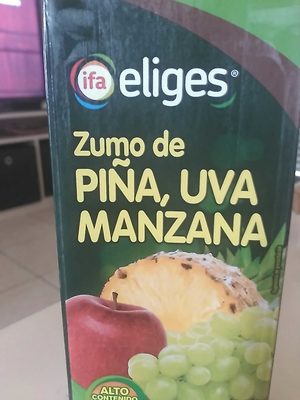 Foto de Zumo de piña, uva y manzana