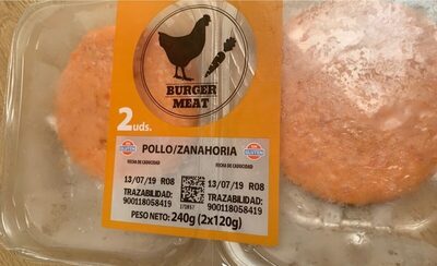 Foto de Burger de pollo y zanahoria