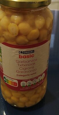 Foto de Garbanzos Eroski Basic