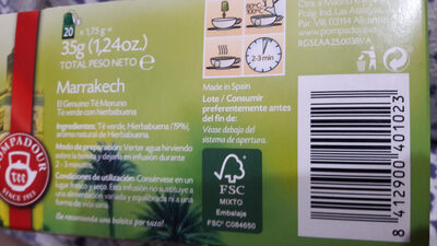 Foto de Té verde moruno
