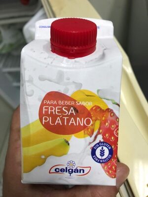 Foto de Para beber sabor fresa plátano