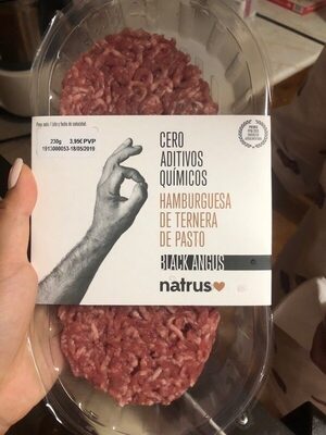 Foto de Hamburguesa de ternera de pasto black angus
