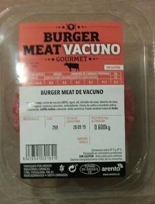 Foto de Burguer meat vacuno - gourmet