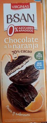 Foto de B-San, chocolate a la naranja 70% cacao
