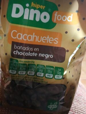 Foto de Cacahuetes bañados en chocolate negro