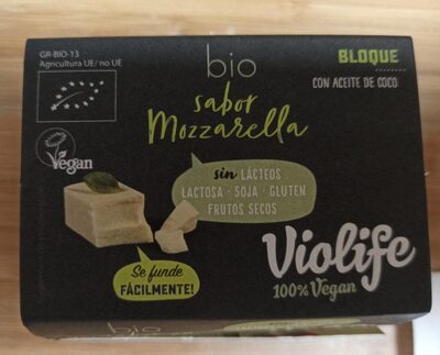 Foto de Bio sabor mozzarella (bloque con aceite de coco)