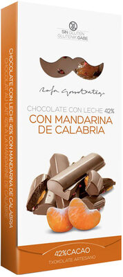 Foto de Chocolate con leche con mandarina de calabria