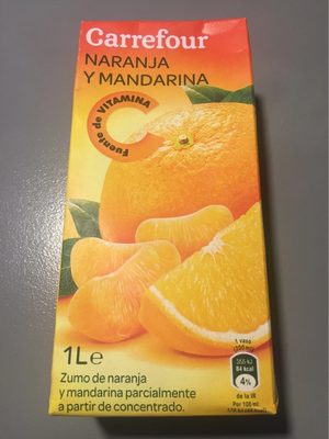 Foto de JUS d' ORANGE MANDARINE à base de concentré