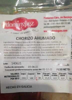 Foto de Chorizo ahumado