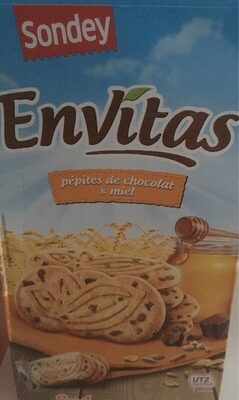 Foto de Biscuits au pépites de chocolat et au miel