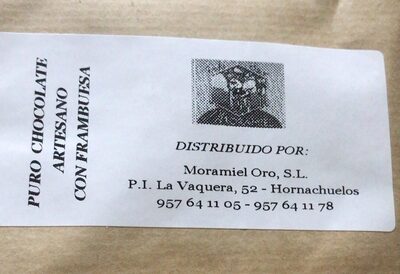 Foto de Chocolate artesano con frambuesa