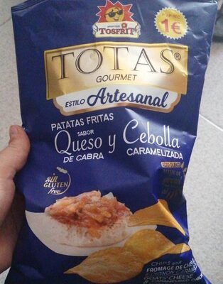 Foto de totas queso y cebolla